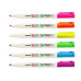 Набір маркерів для розпису світлих тканин, Флуоресцентні відтінки, 6 шт, MUNGYO FMFC6A