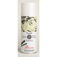 Лак аэрозоль фиксатив Sennelier Delacroix для графики, 400 ml