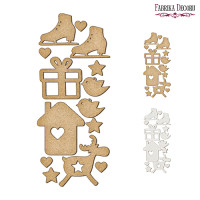 Набор декоративных элементов 159 Белый