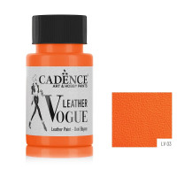 Краска по коже Cadence VOGUE LEATHER PAINT, 50 мл, Оранжевый