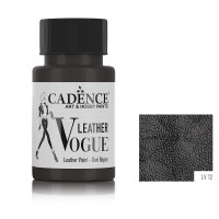 Фарба по шкірі Cadence VOGUE LEATHER PAINT, 50 мл, Чорний