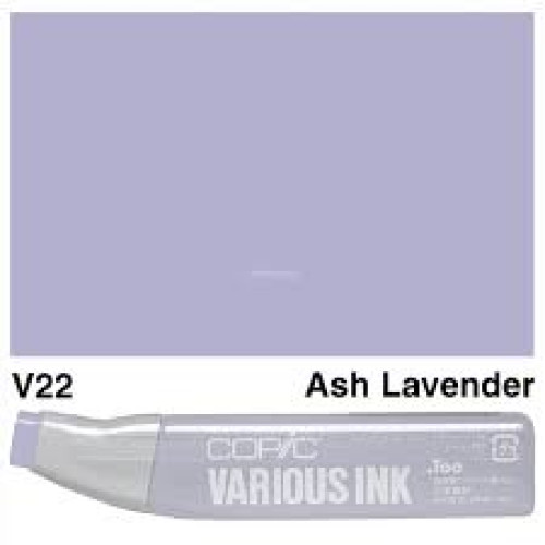 Чорнило заправка для маркерів Copic Various Ink, V-22 Ash lavender (Медово-лавандовий), 25 мл