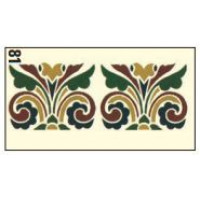 Трафарет Ferrario Midi 2000 Collection 20x39 см, №81 Узоры