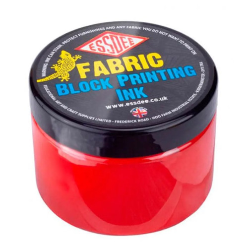 Чернила для линогравюры по ткани Essdee Fabric Ink, 150 мл, Красный