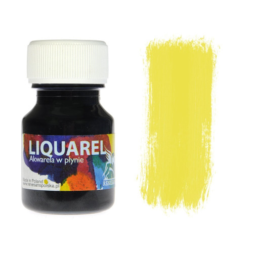 Жидкая акварельная краска Renesans LIQUAREL, 30 мл, №105 Лимонно-жёлтый