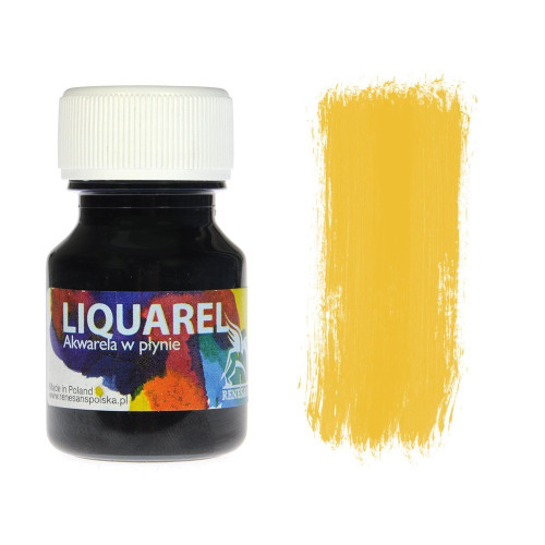Жидкая акварельная краска Renesans LIQUAREL, 30 мл, №111 Тёмно-жёлтый