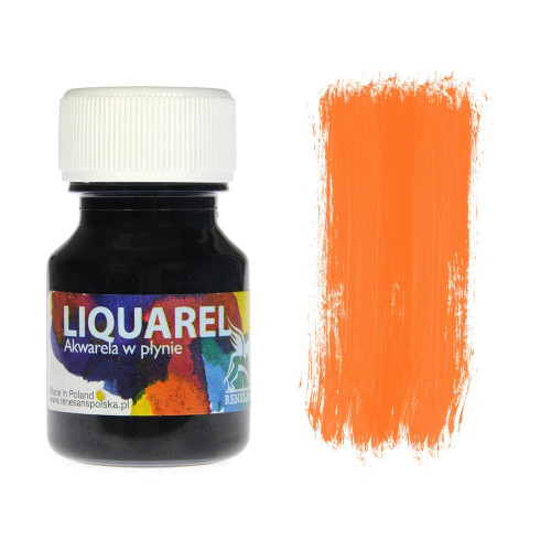 Жидкая акварельная краска Renesans LIQUAREL, 30 мл, №113 Оранжевый