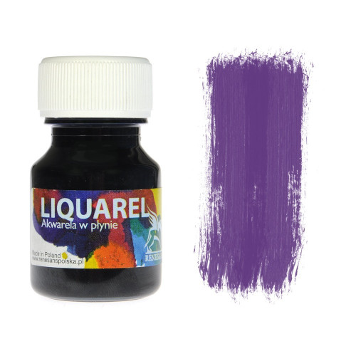 Жидкая акварельная краска Renesans LIQUAREL, 30 мл, №129 Фиолетовый