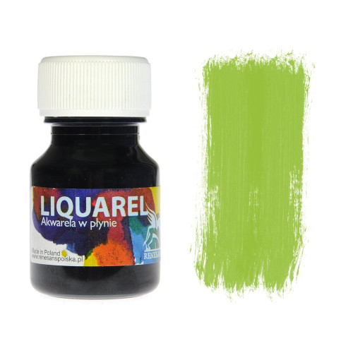 Жидкая акварельная краска Renesans LIQUAREL, 30 мл, №150 Лимонно-зелёный