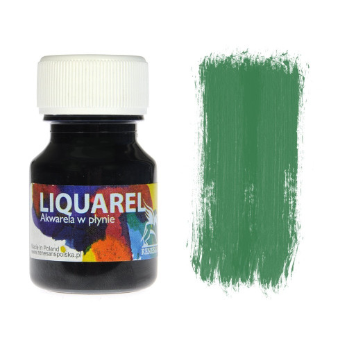 Жидкая акварельная краска Renesans LIQUAREL, 30 мл, №155 Лесной зелёный