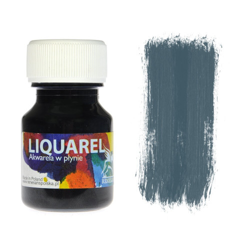 Жидкая акварельная краска Renesans LIQUAREL, 30 мл, №170 Холодный серый
