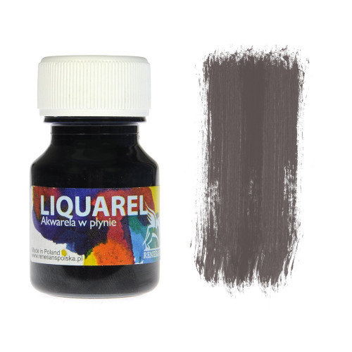 Жидкая акварельная краска Renesans LIQUAREL, 30 мл, №171 Тёплый серый
