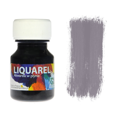 Жидкая акварельная краска Renesans LIQUAREL, 30 мл, №189 Серый