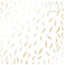 Аркуш одностороннього паперу з фольгуванням Golden Feather Білий, 30,5 см х 30,5 см