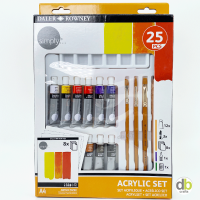 Набор для творчества акрил Daler Rowney DR Simply 25 предметов