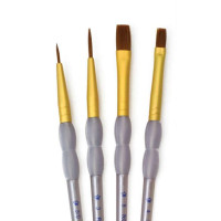 Набор кистей синтетика Royal Langnickel RCC 243, 4 шт