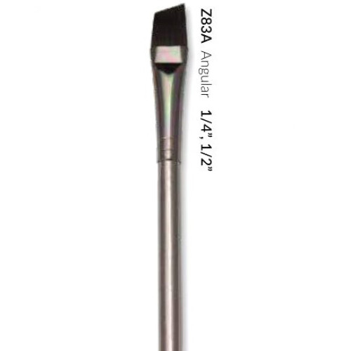 Кисть синтетическая акварельная №1-4, 6 мм., Zen, скошенная, Royal Langnickel