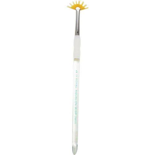 Пензель синтетика віяла Aqualon Fan Wisp R2855 Brush Royal Langnickel, 1-8