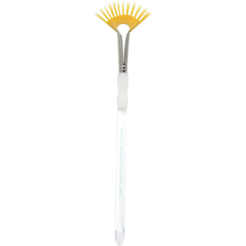Пензель синтетика віяла Aqualon Fan Wisp R2855 Brush Royal Langnickel, 1-2