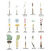 Кисть синтетика скошенная Aqualon Angular Wisp R2165 Brush Royal Langnickel, 3-8