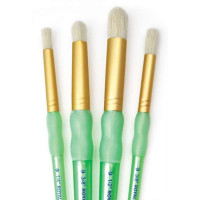 Набор кистей щетина круглая Royal Langnickel, 4 шт