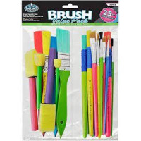 Набор кистей для детей и творчества Royal and Langnickel Craft Brush, 25 шт