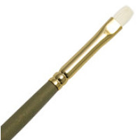 Кисть щетина плоская для масла Bright Aurea 6565B №1 Royal Langnickel
