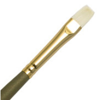 Кисть щетина плоская для масла Bright Aurea 6565B №4 Royal Langnickel