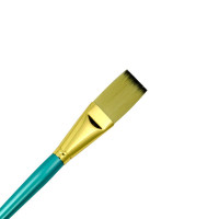 Кисть удлиненная плоская синтетика Menta R98ST Royal Langnickel, №1