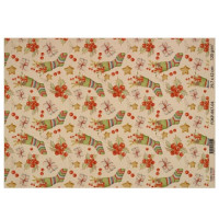 Лист крафт паперу з малюнком Merry Christmas, №4, 42x29,7 см