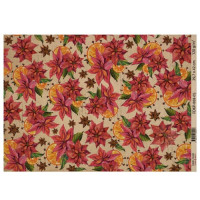 Лист крафт бумаги с рисунком Vintage Christmas, №5, 42x29,7 см