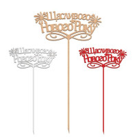 Топпер Счастливого Нового Года, 299, Белый