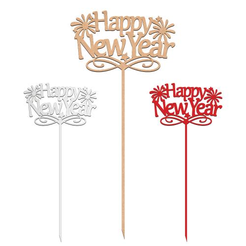 Топпер Happy New Year, 300, Красный