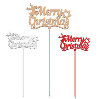 Топпер Merry Christmas, 301, Красный