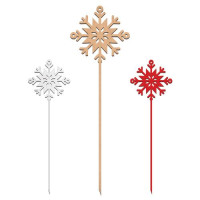 Топпер Сніжинка етно, 303, Червоний