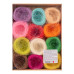 Декоративные гнезда из сизали разноцветные SANTI, 12 цветов