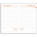 Ежедневник 12x20см Leo Planer датированный 2024 Tiffany коралловый