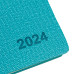 Ежедневник 12x20см Leo Planner датированный 2024 Glory бирюзовый