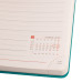Ежедневник 12x20см Leo Planner датированный 2024 Glory бирюзовый