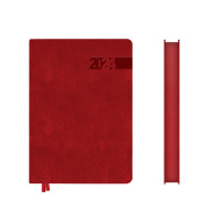 Ежедневник А5 Leo Planner датированный 2024 Boss красный