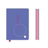 Ежедневник А5 Yes недатированный Abstraction сиреневый