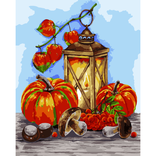 Картина по номерам Осенний натюрморт SANTI, 40х50 см