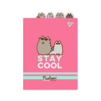 Папка-уголок YES А4 с фигурными разделителями  Pusheen
