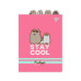 Папка-уголок YES А4 с фигурными разделителями  Pusheen