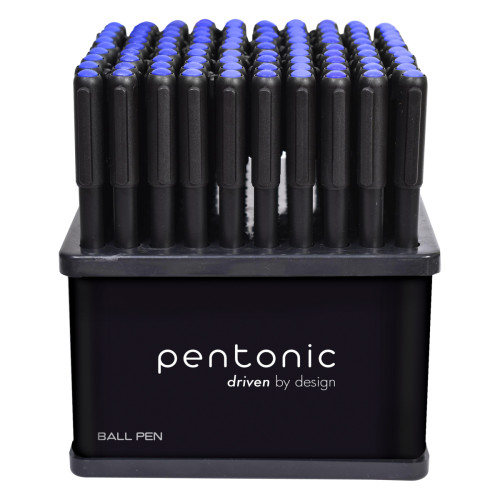 Набор шариковых ручек на стенде LINC Pentonic, 0,7 мм 100 шт, синий
