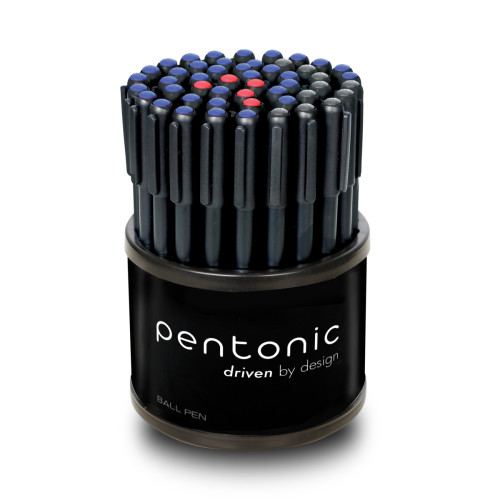 Ручка кулькова LINC Pentonic 0,7 мм стенд 50 шт мікс кольорів