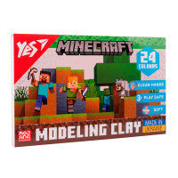 Пластилин YES Minecraft 24 цветов 480 г