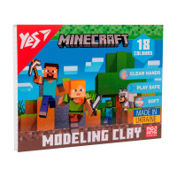 Пластилин YES Minecraft 18 цветов 360 г