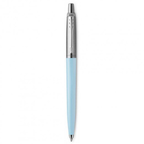 Ручка шариковая Parker из пластика и нержавеющей стали нежно-голубая