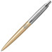 Ручка кулькова з нержавіючої сталі з тризубом золото Parker JOTTER XL Matt Gold CT